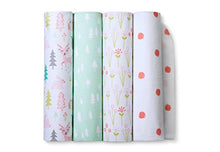 Load image into Gallery viewer, Flannel Baby Blankets Forest Frolic 4pk - Cloud Island
