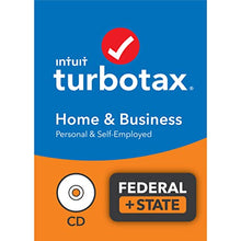 Load image into Gallery viewer, TurboTax Home &amp; Business 2021 Tax Software, Federal and State Tax Return w/Federal E-file [Amazon Exclusive] [PC/Mac Disc]
