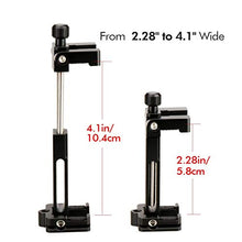 Load image into Gallery viewer, Ulanzi ST-03 Metal Smart Phone Tripod Mount with Cold Shoe Mount and Arca-Style Quick Release Plate for iPhone Xs X 8 7 Plus Samsung Huawei,Cell Phone Tripod Holder Clip Adapter (Red)
