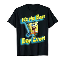 Load image into Gallery viewer, Mademark x SpongeBob SquarePants - SpongeBob SquarePants It's the best day ever! T-Shirt
