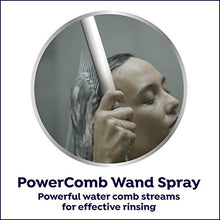 Load image into Gallery viewer, Waterpik High Pressure Handheld Wand and Rain Shower Head Combo with 8-Foot Long Metal Hose, BodyWand Spa System with 7 Spray Modes for Hair and Body, Chrome
