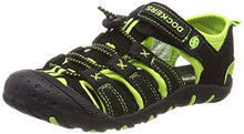 Load image into Gallery viewer, Dockers by Gerli Men's Closed Toe Sandals, Black Schwarz Gelb 190, 8
