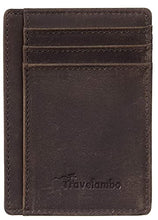 Load image into Gallery viewer, Travelambo Womens Multi Card Case Wallet &amp; Front Pocket Minimalist Leather Slim Wallet

