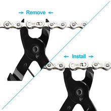 Load image into Gallery viewer, A AKRAF Bike Link Plier + Chain Breaker Splitter Tool + Chain Checker + 3 Pairs Bicycle Missing Links, Bike Link Opener Closer Plier Chain Cutter Connector Wear Indicator Tool (New Version)

