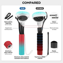 Load image into Gallery viewer, Esimen VR Game Gun and Dual Handles Extension Grips for Oculus Quest 2 Sports Shooter Game Accessories Bundle,Enhanced VR Shooting Beat Saber Gaming Experience
