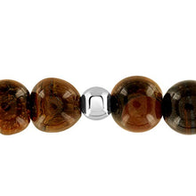 Load image into Gallery viewer, Believe London Tiger Eye Bracelet with Jewelry Bag &amp; Meaning Card | Strong Elastic | Precious Natural Stones Crystal Healing Gemstone Men Women Meditation
