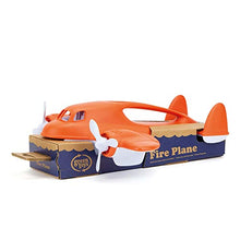 Load image into Gallery viewer, Green Toys Fire Plane - Pretend Play, Motor Skills, Kids Bath Toy Vehicle. No BPA, phthalates, PVC. Dishwasher Safe, Recycled Plastic, Made in USA.
