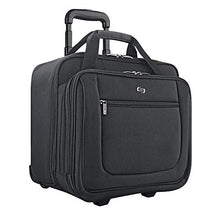 Load image into Gallery viewer, solo Bryant Rolling Bag with Wheels, Fits Up to 17.3-Inch Laptop, Black, 14" x 16.8" x 5"

