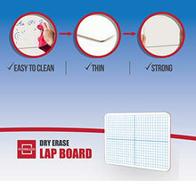 Load image into Gallery viewer, Dry Erase XY Axis Lap Board 9”X12” | Interactive Learning Coordinate Grid Whiteboard (Double Sided)
