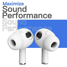 Load image into Gallery viewer, DamonLight 2 Pairs AirPods 3 Ear Tips Silicone Earbuds Cover [Not Fit in The Charging Case][US Patent Registered] Compatible with Apple AirPods 3 (White)
