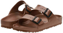 Load image into Gallery viewer, Birkenstock EVA Arizona Birkoflor - Lightweight Classic Buckled Two Strap - Flip Flop Sandal 9 Copper
