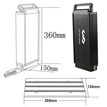 Load image into Gallery viewer, UnitPackPower 48V 1000W Ebike Battery,Lithium ion Bicycle Batteryelectric with Charger, Battery Level Light and Safe Lock, Waterproof Shell (48V15AH 1000W(no Rack))
