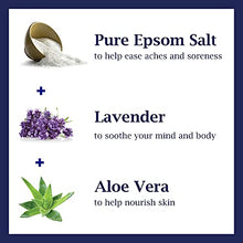 Load image into Gallery viewer, Dr Teal’s Foaming Bath with Pure Epsom Salt, Soothe &amp; Sleep with Lavender, 34 fl oz, Purple
