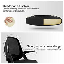 Load image into Gallery viewer, Hbada Office Task Desk Chair Swivel Home Comfort Chairs with Flip-up Arms and Adjustable Height, Black
