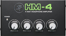 Load image into Gallery viewer, Mackie HM Series, 4-Way Headphone Amplifier Mixer Accessory 1-ch x 4 headphones (HM-4)
