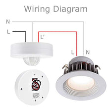 Load image into Gallery viewer, J.LUMI YCA1001 Ceiling Mount Motion Sensor Switch, 360 Occupancy Sensor, High Sensitivity PIR Motion Sensor Light Switch, Ceiling Motion Sensor (110V-277VAC)
