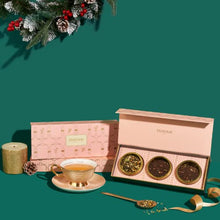 Load image into Gallery viewer, VAHDAM, Assorted Tea Gift Sets - Blush (90g, 3.17oz) Thanksgiving Gifts - 3 Organic Teas in a Luxury Tea Gift Box | Thank you Gifts for Women | Gifts for Her
