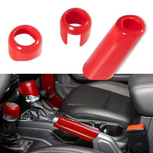 Load image into Gallery viewer, Center Gear Shift Cover,Handbrake Cover and Drive Mode Shift Cover Decoration Kit for Jeep Wrangler JL and Jeep Gladiator 2018-2021 Interior Accessories(Red)

