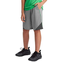 Load image into Gallery viewer, C9 Champion Boys' Color Block Short-9" Inseam, Hardware Gray Heather/Charcoal, XL
