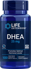 Load image into Gallery viewer, Life Extension DHEA 25 mg – Promotes Optimal Hormone Balance &amp; Overall Health – Non-GMO, Gluten-Free, Vegetarian –100 Vegetarian Dissolve-In-Mouth Tablets
