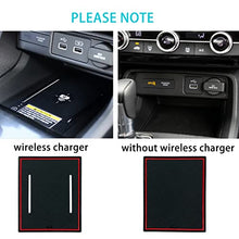 Load image into Gallery viewer, OMIMO Cup Holder Insert Fit for Honda Civic Accessories 2022+ 11th Gen Sedan Center Console Mat, Door Pocket Liners, Custom Interior Non-Slip Anti-Dust Pad, Rubber Mat (18 Pcs, Red Trim)
