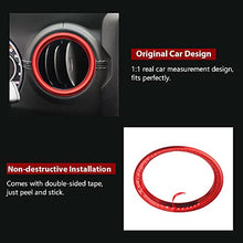 Load image into Gallery viewer, LECART for Jeep Gladiator Accessories Red Interior Trim Air Vent Covers for Jeep Wrangler JL JLU 2018-2022 Gladiator JT 2020 2021 2022
