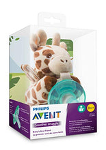 Load image into Gallery viewer, Philips Avent Soothie Snuggle Pacifier Holder with Detachable Pacifier, Giraffe, 0m+
