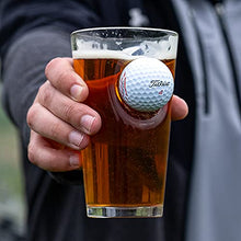 Load image into Gallery viewer, BenShot Pint Glass with Real Golf Ball - Made in the USA
