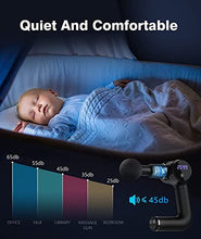 Load image into Gallery viewer, Massage Gun Deep Tissue Massager-Muscle Massage Gun for Athletes and the Elderly, Best Portable Foldable Neck Back Percussion Massage gun, Handheld Electric Massager for Muscle Relax &amp; Pain Relief
