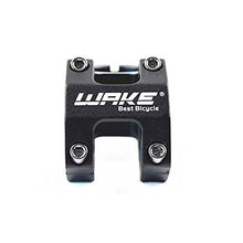 Load image into Gallery viewer, Bike Stem 31.8 × 45mm WAKE Mountain Bike Stem Bicycle Handlebar Stem Suitable for BMX MTB Road Bike (Aluminum Alloy, Adjustable, Black)
