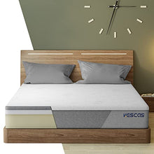 Load image into Gallery viewer, Queen Mattress, Kescas 8 Inch Gel-Infused Memory Foam Queen Size Mattress for Cool Sleep &amp; Pressure Relief, Medium-Firm Feel with Motion Isolation, Bed in a Box, 100-Night Trial
