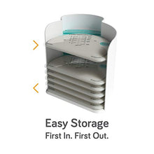 Load image into Gallery viewer, Nanobébé 100 Breastmilk Storage Bags Refill Pack – Fast, Even Thawing &amp; Warming – Breastfeeding Supplies Lay Flat to Save Space &amp; Track Pumping – Breastmilk Bags for Freezer or Fridge
