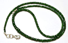 Load image into Gallery viewer, GEMS-WORLD Beads Gemstone 1 Strand Natural 18 inches Full Strands Green Garnet tsavorite Faceted Rondelle Beads Super Necklace 2 to 6 MM
