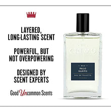 Load image into Gallery viewer, Cremo Spray Cologne, Palo Santo (Reserve Collection), A Combination of Bright Cardamom, Dry Papyrus and Aromiatic Palo Santo, 3.4 Fl Oz
