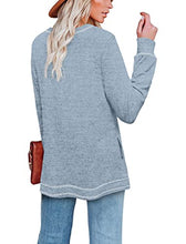 Load image into Gallery viewer, Tunic Sweatshirts for Women with Pockets Lightweight Sweaters Long Sleeve Cute Tops
