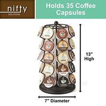 Load image into Gallery viewer, Nifty Solutions Nifty Carousel Coffee pod Holders, me &amp; large, Black
