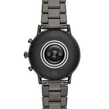 Load image into Gallery viewer, Fossil Gen 5 Carlyle HR Heart Rate Stainless Steel Touchscreen Smartwatch, Color: Smoke (Model: FTW4024)
