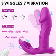Load image into Gallery viewer, Wiggling Wearable Vibrator Mimic Finger - SEXY SLAVE Sam Quiet Panty Vibrator with Remote, 3 Wiggling &amp; 7 Vibration G Spot Vibrator, Sex Toys for Women(Purple)
