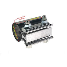 Load image into Gallery viewer, 2X 2.5" Inch Stainless Steel Butt Joint Exhaust Band Clamp Sleeve for Exhaust Pipes, Mufflers and Catalytic Converters
