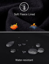 Load image into Gallery viewer, BALEAF Women's Fleece Running Jacket Water Resistant Full Zip Thermal Cycling Golf Jackets Winter Cold Weather Gear Black L
