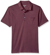 Load image into Gallery viewer, Amazon Essentials Men's Slim-Fit Pocket Jersey Polo, Port, X-Large

