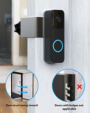 Load image into Gallery viewer, Blink Doorbell Mount No Drill, Stouchi Anti Theft Blink Video Doorbell Camera Mount for Apartments, Doorbell Mount Bracket Holder Kit, Doorbell Security System Accessories, Not Block Doorbell Sensor
