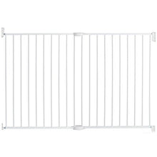 Load image into Gallery viewer, Munchkin Extending XL Tall and Wide Baby Gate,  Hardware Mounted Safety Gate for Stairs, Hallways and Doors, Extends 33" - 56" Wide, Metal, White
