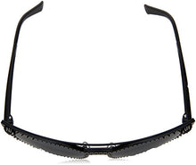 Load image into Gallery viewer, Versace Women's Rock Brow Bar Sunglasses, Matte Black/Grey, One Size
