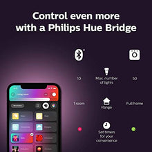 Load image into Gallery viewer, Philips Hue White and Color Ambiance 3-Pack A19 LED Smart Bulb, Bluetooth &amp; Zigbee Compatible (Hue Hub Optional), Works with Alexa &amp; Google Assistant – A Certified for Humans Device (562785)
