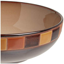 Load image into Gallery viewer, Gibson Elite Casa Estebana 10 Inch Reactive Glaze Serving Bowl, Brown
