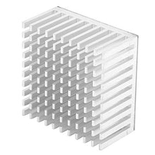 Load image into Gallery viewer, 5PCS Cooler Fin Heatsink Module, Aluminum Heat Sink Cooling Fin Radiator Cooler Fin for Fan PCB Board for High Power LED Amplifier Transistor 40 x 20 x 40mm (Silver)
