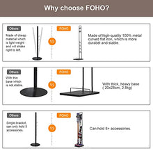 Load image into Gallery viewer, Foho Vacuum Stand for Dyson,Stable Metal Storage Bracket Stand Holder for Dyson Handheld V6 V7 V8 V10 DC30 DC31 DC34 DC35 DC58 DC59 DC62 Cordless Vacuum Cleaners &amp; Accessories &amp; Attachments (Black)

