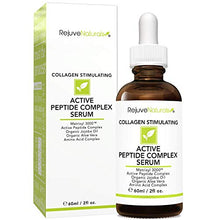 Load image into Gallery viewer, Peptide Complex Serum with Matrixyl 3000 (2 oz, Double-Sized) Minimizes Look of Fine Lines &amp; Deep Wrinkles, Crow's Feet, Crepey Skin. Lightweight Anti Aging Moisturizer for Face &amp; Neck
