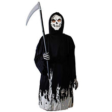 Load image into Gallery viewer, Lulu Home Halloween Kids Costume, Glow in The Dark Grim Reaper Halloween Scary Kids Costume Boys Phantom Kids Costume
